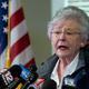 Alabama Gov. Kay Ivey speaks at a news conference in Beauregard, Ala., on March 4, 2019. Ivey is apologizing after a radio interview described her wearing blackface during a college skit in the 1960s.